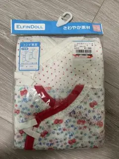ELFINDOLL コンビ肌着 50-60cm 花柄