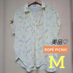 美品♡ROPÉ PICNIC 花柄ブラウス M 半袖ブラウス ロペピクニックのサムネイル