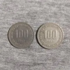 韓国硬貨 100ウォン 2013年 500ウォン 2006年 - メルカリ