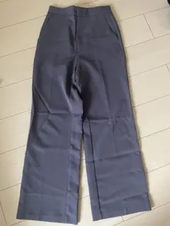 ストレートワイドパンツ　GU