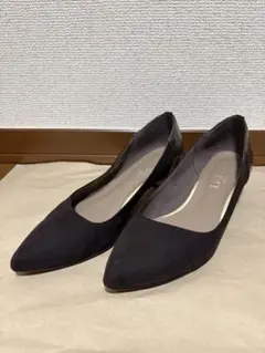 Le Talon ブラウン スエード 革 パンプス 23.5cm