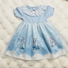 しまむら アナと雪の女王 ワンピース 110cm