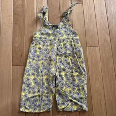 花柄オーバーオール 90センチ