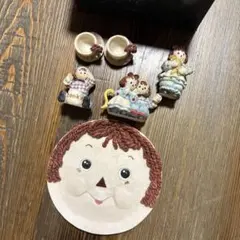 レア ヴィンテージ ラガディアン&アンディRagDollTeaSet 1998年