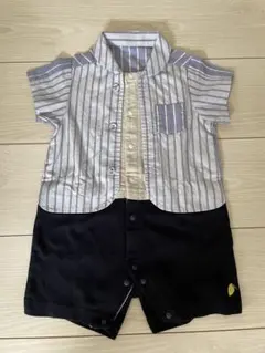 【新品】重ね着風ロンパース 70cm