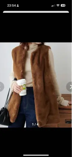 Discoat ファーベスト　ブラウン