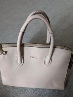 FURLA ライトベージュ ハンドバッグ