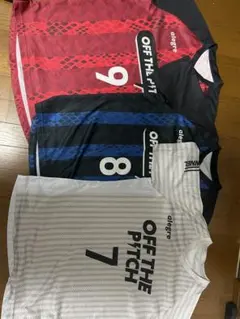 サッカー　練習用ユニフォーム　3色セットのサムネイル