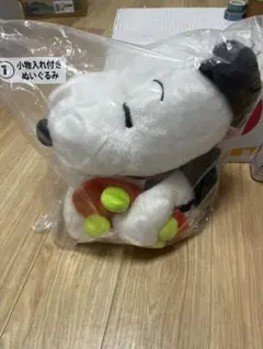 スヌーピー ぬいぐるみ 小物入れ付き