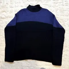 80s agnés b. hommeハイネックニットMADE IN FRANCE 80s agnes b homme mock neck knit