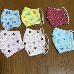 【未使用】大人 子ども　マスク　インナーマスク　6枚　ハンドメイド