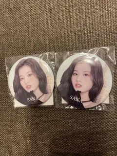 misamo ミサモ　twice サナ　缶バッジ　ショーケース