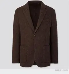 UNIQLO ツイードジャケット　ブラウン　Sサイズ
