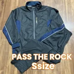 PASS THE ROCK ウィンドブレーカー 上下 メンズ S ブラック
