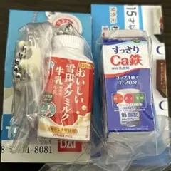 雪印メグミルクミニチュアチャーム2点セット⑤ガチャ ゴクうまボトル 最終値下げ