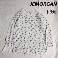 未使用！ JEMORGAN 花柄 サーマル ラグラン 長袖 カットソー