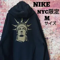 美品 NIKE ナイキ ニューヨーク NYC限定 自由の女神 裏起毛 パーカー