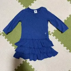 PETIT BATEAUプチバトー　ベビーワンピース12m/74cm チュニック