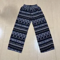 EGOIST ペイズリー柄　パンツ　ワイドパンツ　フリーサイズのサムネイル