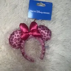 東京ディズニーリゾート ヒョウ柄ミニキーホルダー