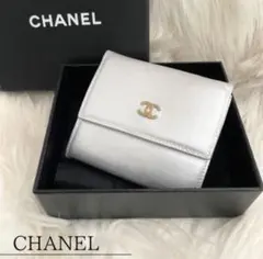 専用です！CHANEL✨折り財布　ココマーク　ココボタン　Wホック アイボリー 2025年最新】シャネル ココボタン Wホック 財布の人気アイテム - メルカリ