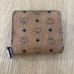MCM 二つ折り財布 ブラウン