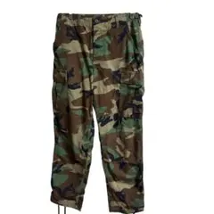 【ミリタリー】アメリカ軍　ウッドランドカモ　リップストップ　コンバットパンツ