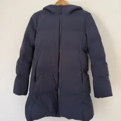 ユニクロ　UNIQLO ネイビー Mサイズ　 シームレスダウンコート