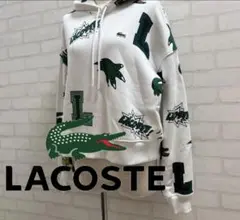 【美品】LACOSTE フーディパーカー