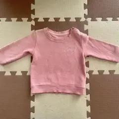 UNIQLO トレーナー　裏毛　ピンク　80cm