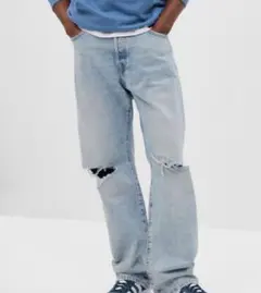 GAP '90s LOOSE デニム 28 30 ライトブルー