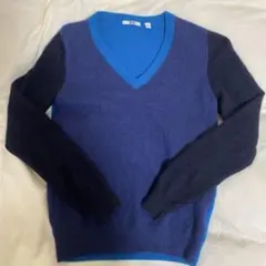 UNIQLO カシミヤ100% Vネック　ニット　セーター