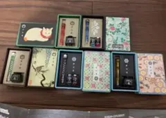 ミニチュアガラスペンセット 全5種 コンプリート ガチャ　カプセルトイ