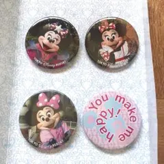缶バッジ 実写 スマイルコレクション 東京ディズニーリゾート 匿名配送 匿名配送