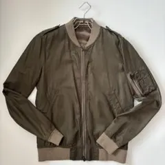 【美品】SHIPS JET BLUE　ミリタリースタイルジャンパー　L　メンズ