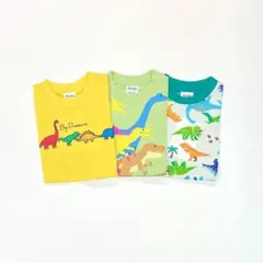 子供服 男の子 80cm 長袖Tシャツ まとめ売り 恐竜 新品 GWN25-1
