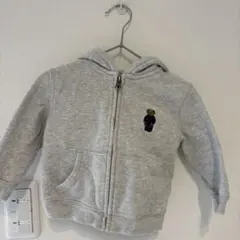 Ralph Lauren 12M グレー フード付きトレーナー