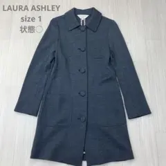 ☆ LAURA ASHLEY ローラアシュレイ ウール コート ジャケット 1のサムネイル