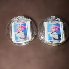FGOラベル缶アクリルキーホルダー 2個セット マシュ