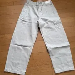 新品　GU バレルレッグワークパンツ