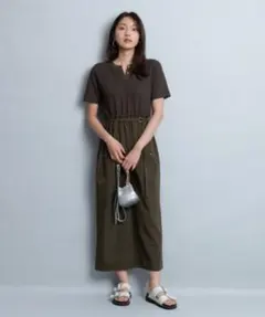 新品タグ付】JUSGLITTY ヘンリードロストワンピース - メルカリ