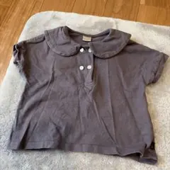 襟付きグレーTシャツ Cat. サイズ80