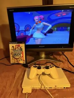 PlayStation2 本体ソフト4本付き