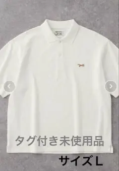 ペニーズ別注THE FOXロゴワンポイントワッペン刺繍オーバーサイズ鹿の子ポロのサムネイル