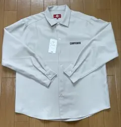 【新品タグ付き】CONVERSE メンズ シャツ Mサイズ ポリエステル 春夏
