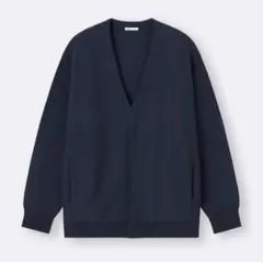 【売切値下】GU ウォッシャブルVネックカーディガン ユニセックスM