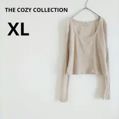 海外古着 THECOZYCOLLECTION 長袖 トップス XL ベージュ