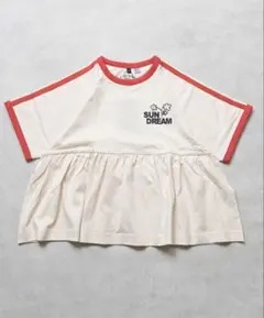 完売品COTTON from U.S.A Ａラインチュニック　オフホワイ90
