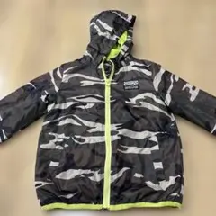 裏起毛　キッズ　迷彩　ジャンバー　アウター110cm