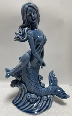 人魚　イルカも付き　陶器　可愛い